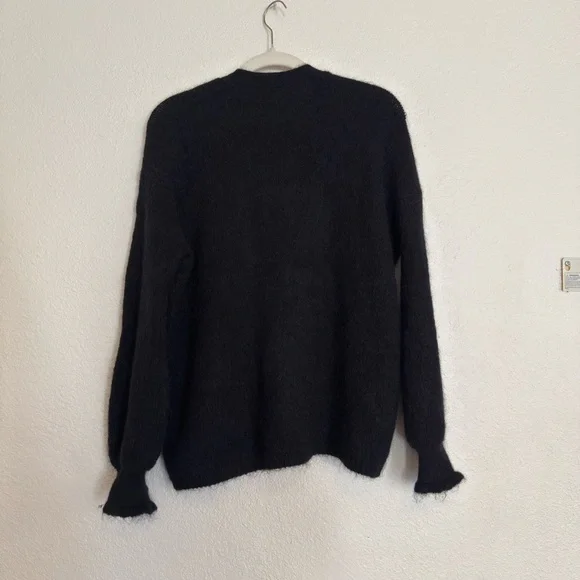 Sezane Mia Cardigan - Black - Kid mohair - Picture 11 of 11